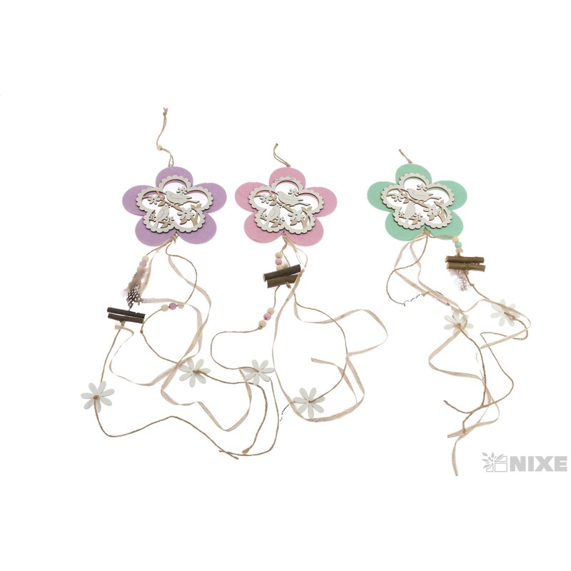 ZÁVĚS PTÁČEK 15x50cm*MIX BAREV