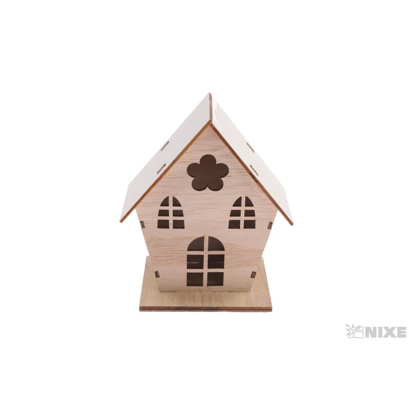 DOMEK 12x14cm*PŘÍRODNÍ