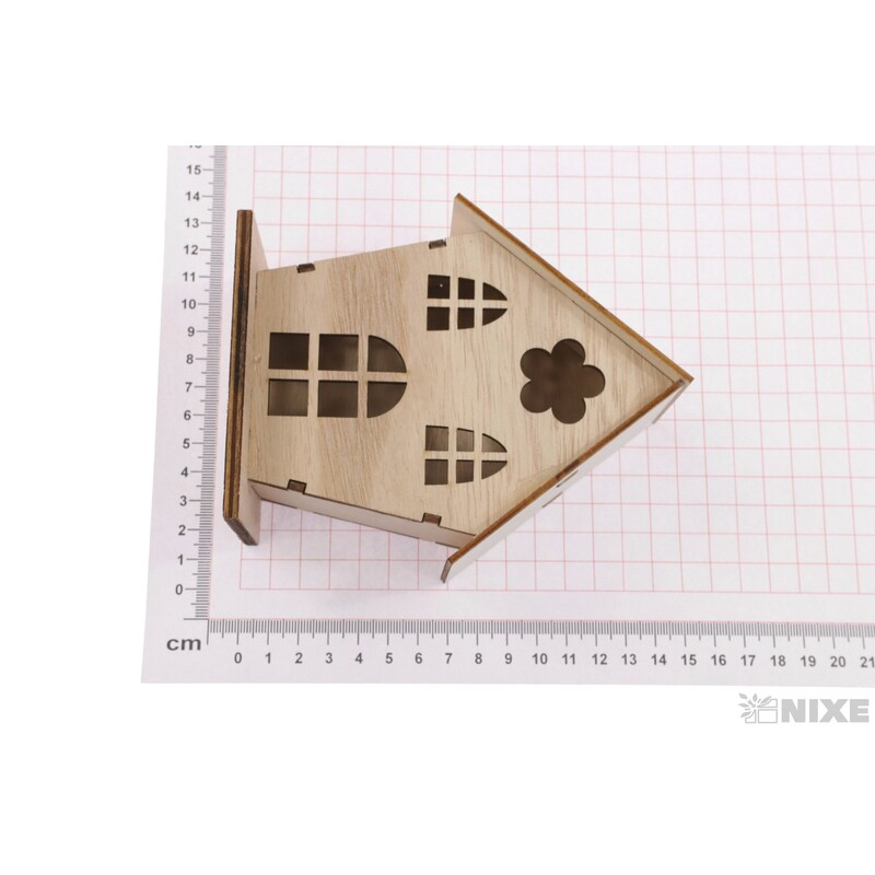 DOMEK 12x14cm*PŘÍRODNÍ