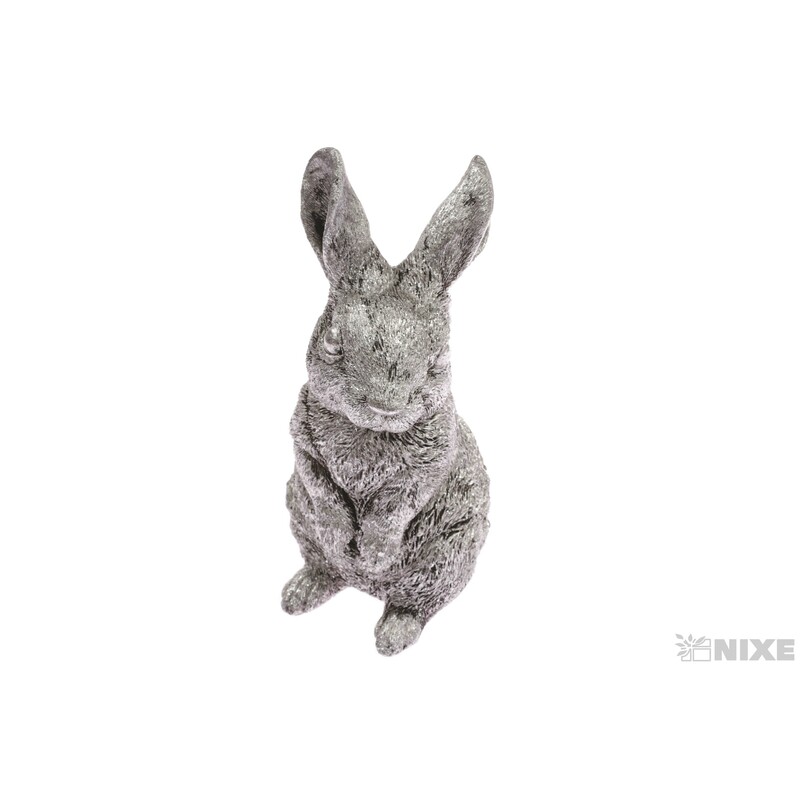 ZAJÍC 7x18cm*STŘÍBRNÁ