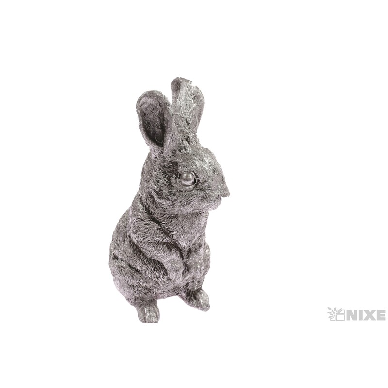 ZAJÍC 7x18cm*STŘÍBRNÁ