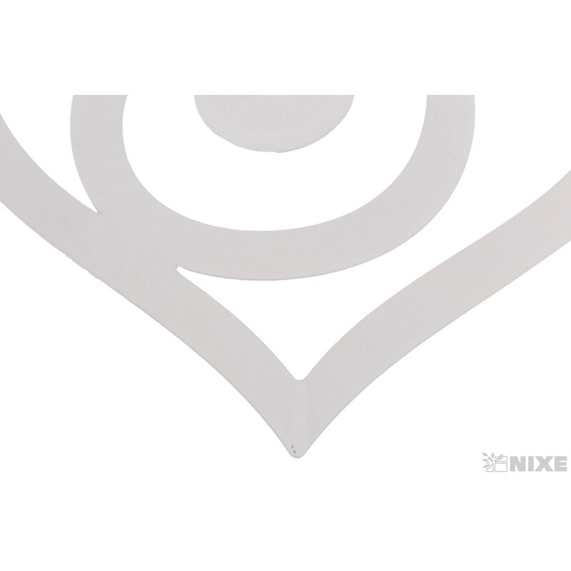 ZÁVĚS SRDCE 18x20cm*BÍLÁ