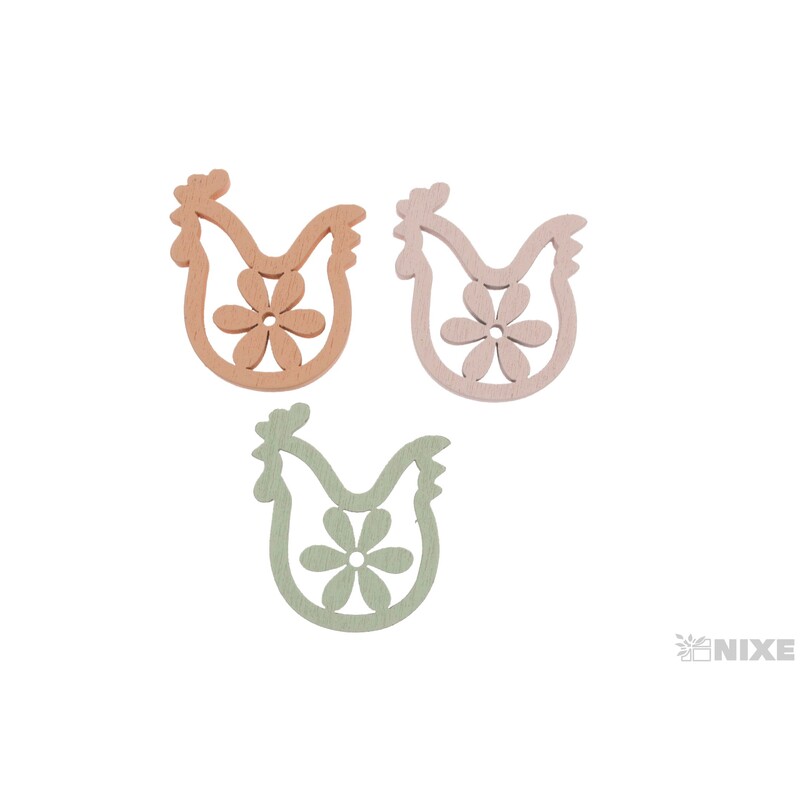 MIX VELIKONOCE 3cm 12ks*MIX BAREV