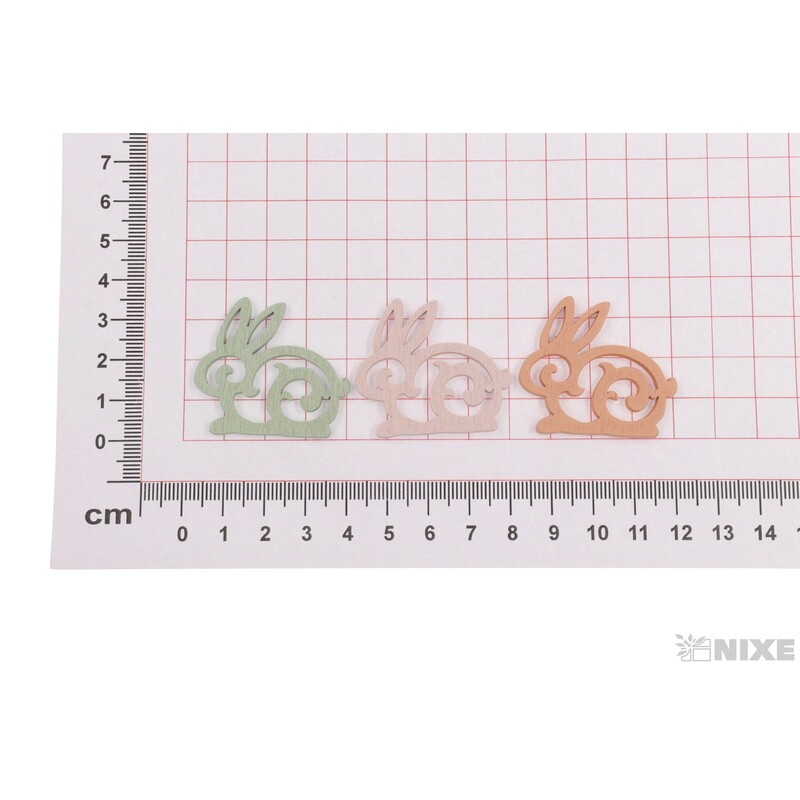 MIX VELIKONOCE 3cm 12ks*MIX BAREV