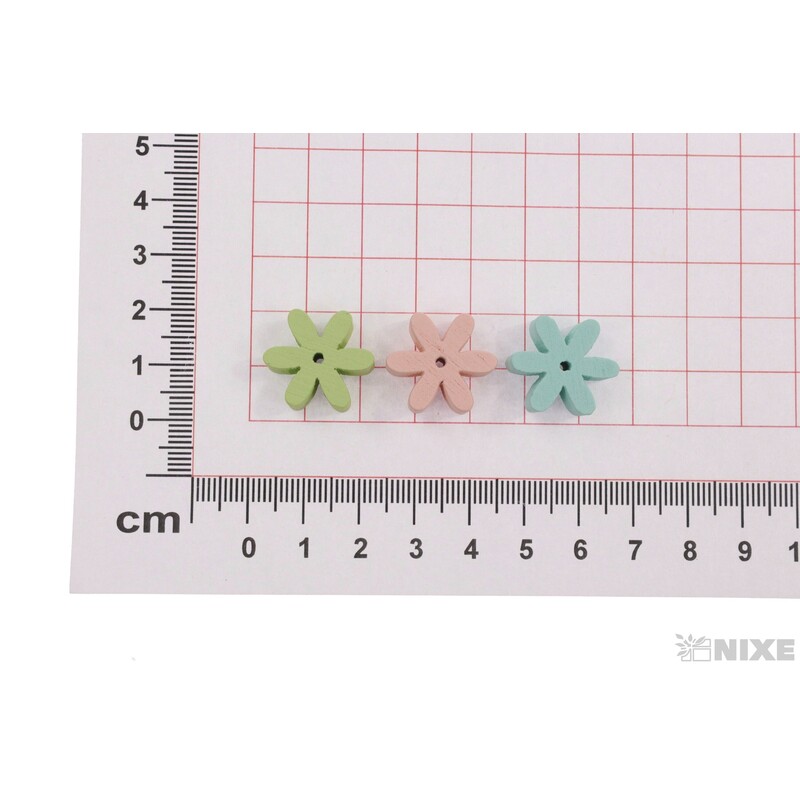 MIX KVÍTEK 2cm 12ks*MIX BAREV