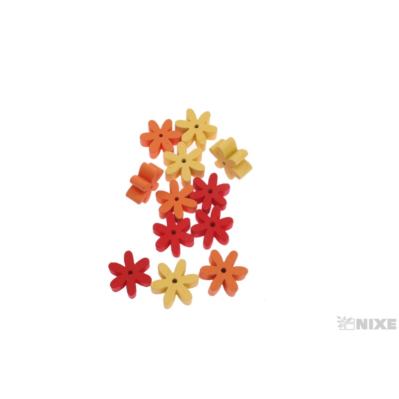 MIX KVÍTEK 2cm 12ks*MIX BAREV