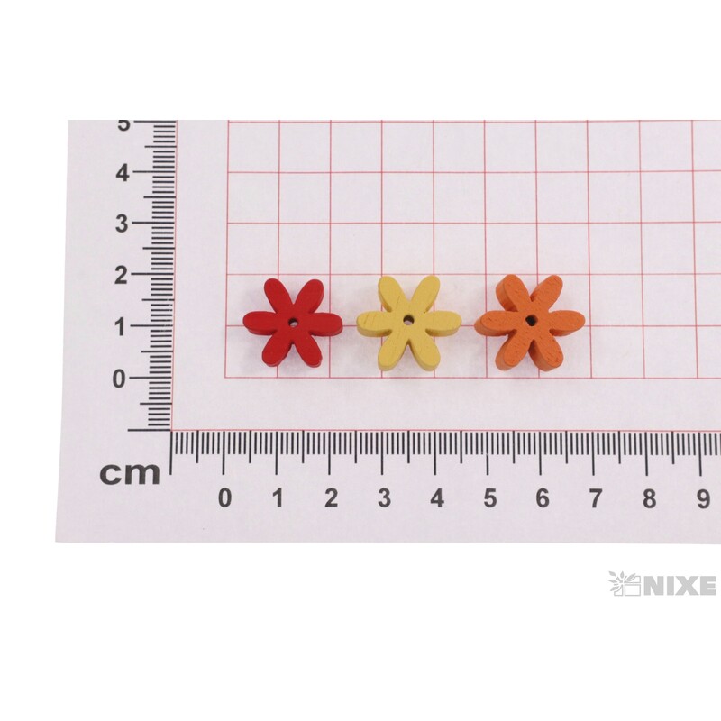 MIX KVÍTEK 2cm 12ks*MIX BAREV