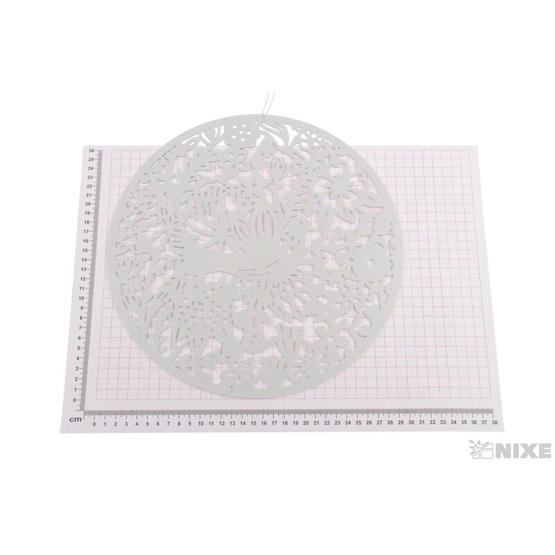 ZÁVĚS KRUH 30cm*BÍLÁ