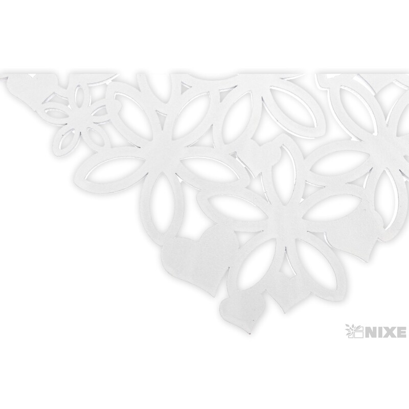 ZÁVĚS SRDCE 20x19cm*BÍLÁ