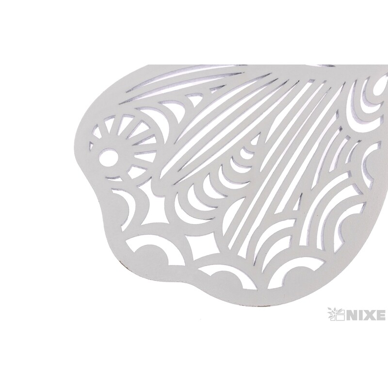 ZÁVĚS MOTÝL 30x21cm*BÍLÁ