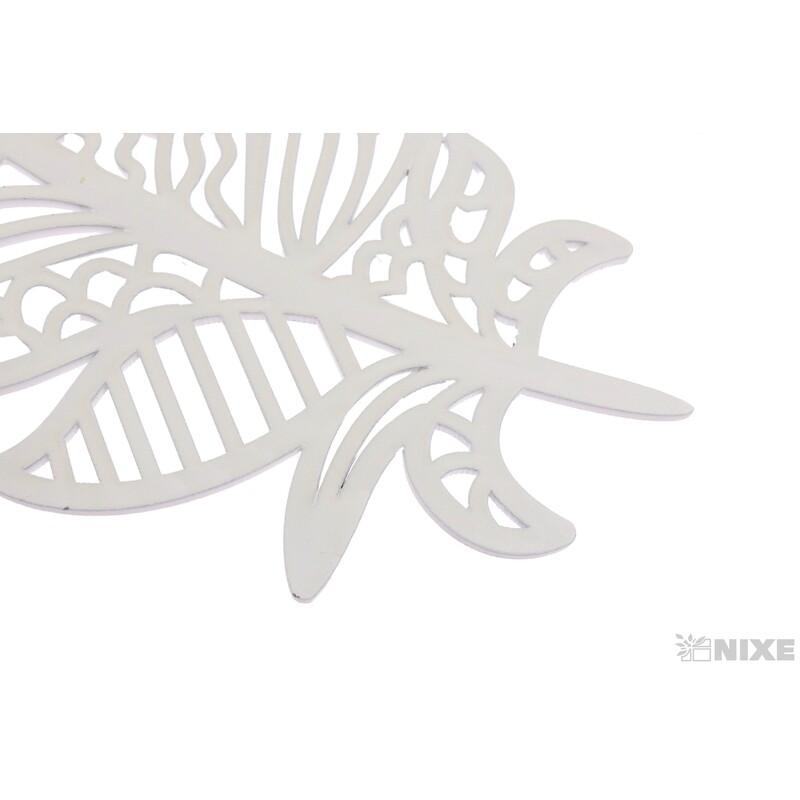 ZÁVĚS LIST 12x25cm*BÍLÁ