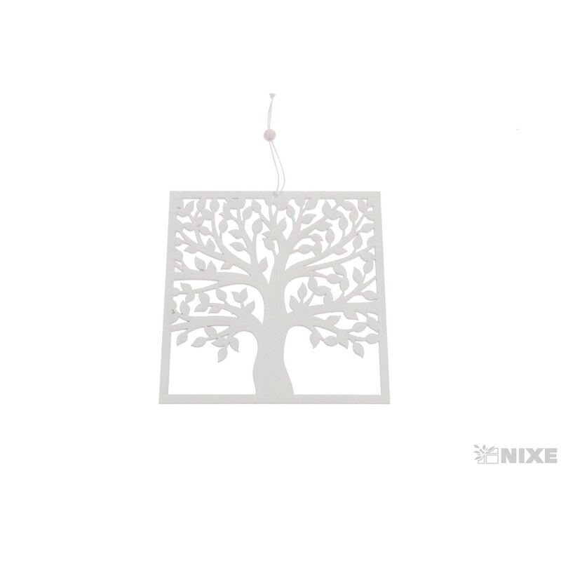 ZÁVĚS STROM 15x15cm*BÍLÁ