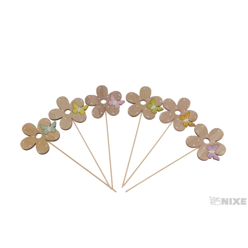 ZÁPICH KVĚT 7x21cm 6ks*MIX BAREV