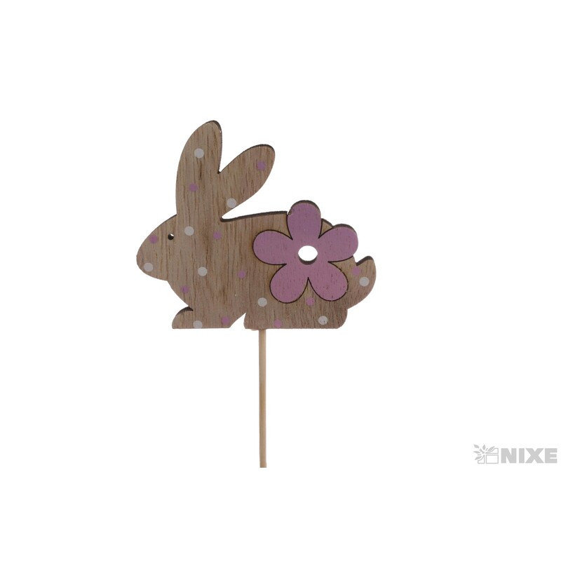 ZÁPICH ZAJÍC 7x6x21cm 6ks*MIX BAREV