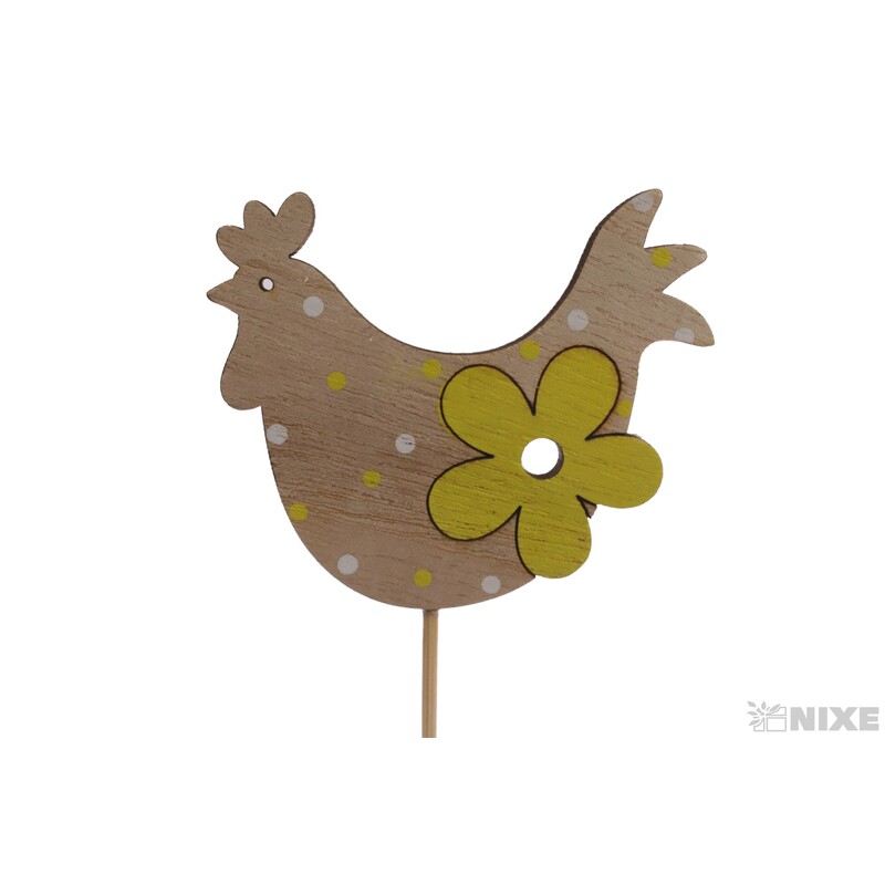 ZÁPICH SLEPICE 7x6x20cm 6ks*MIX BAREV