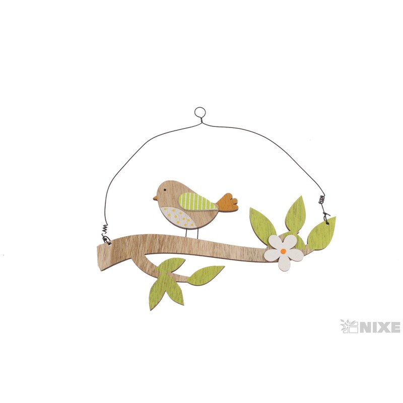 ZÁVĚS PTÁČEK 25x14cm*MIX BAREV