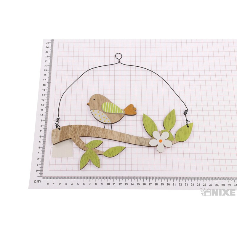 ZÁVĚS PTÁČEK 25x14cm*MIX BAREV