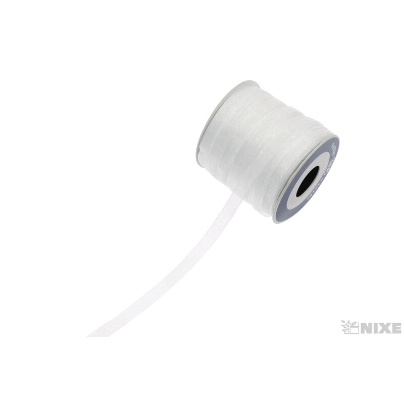 ORGANZA 10mmx100m*BÍLÁ