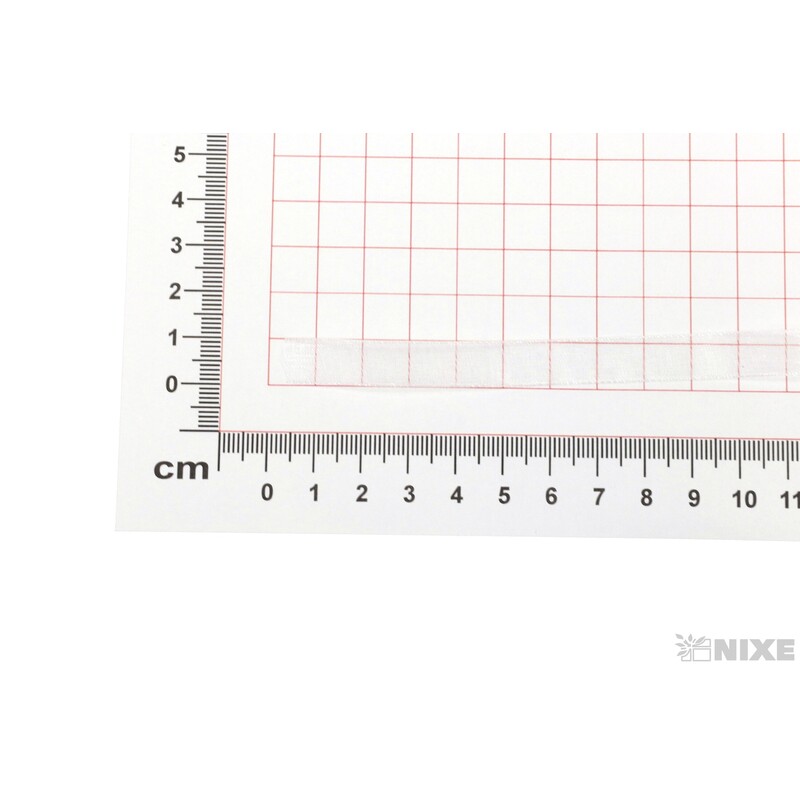 ORGANZA 10mmx100m*BÍLÁ