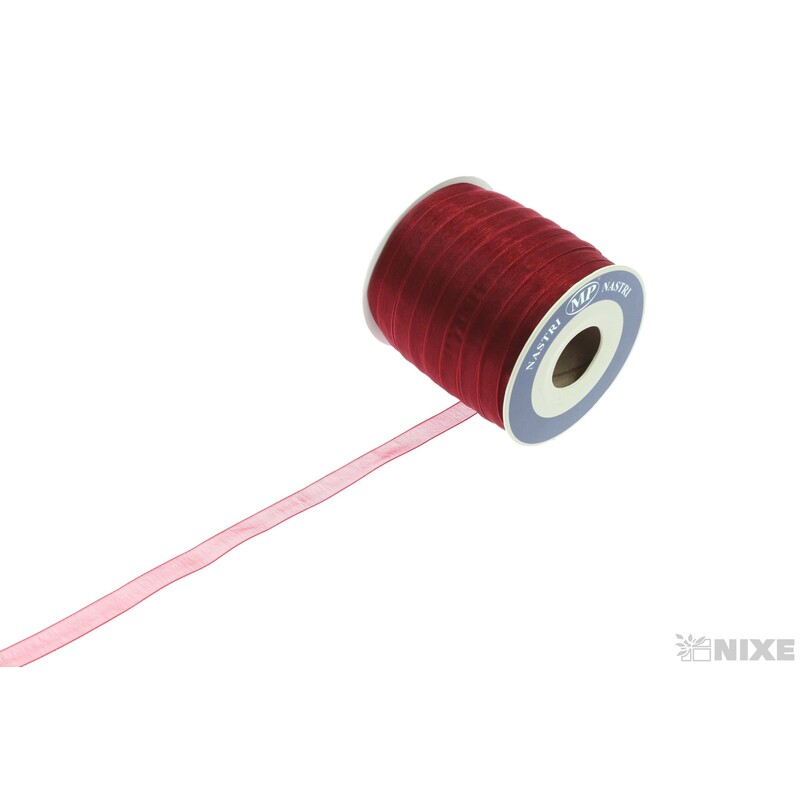 ORGANZA 10mmx100m*BORDOVÁ