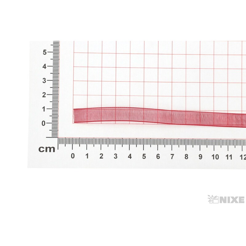 ORGANZA 10mmx100m*BORDOVÁ