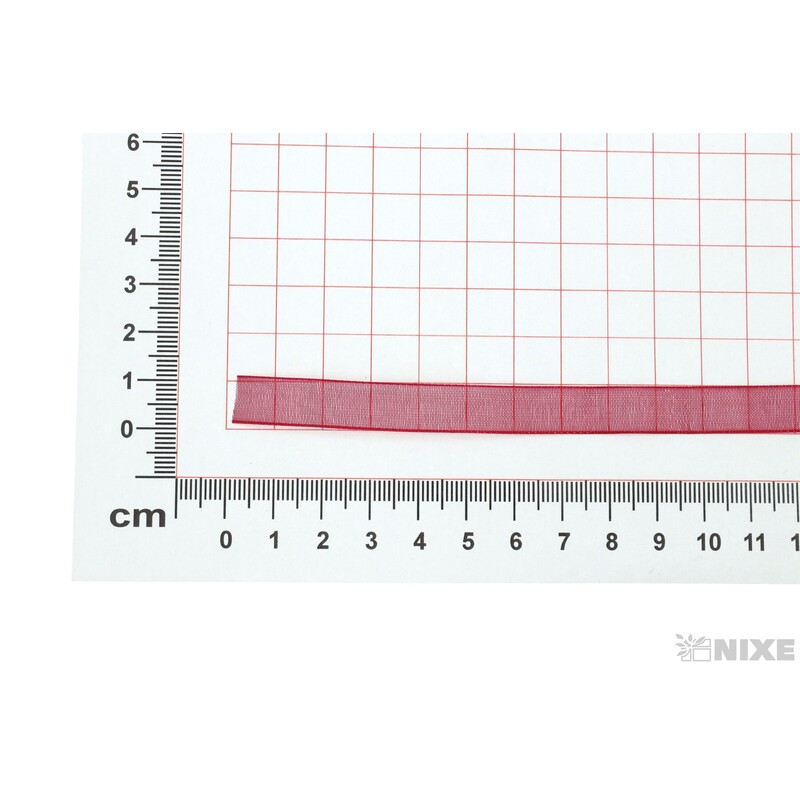 ORGANZA 10mmx100m*BORDOVÁ