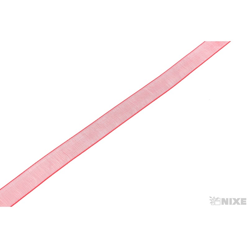 ORGANZA 10mmx100m*ČERVENÁ