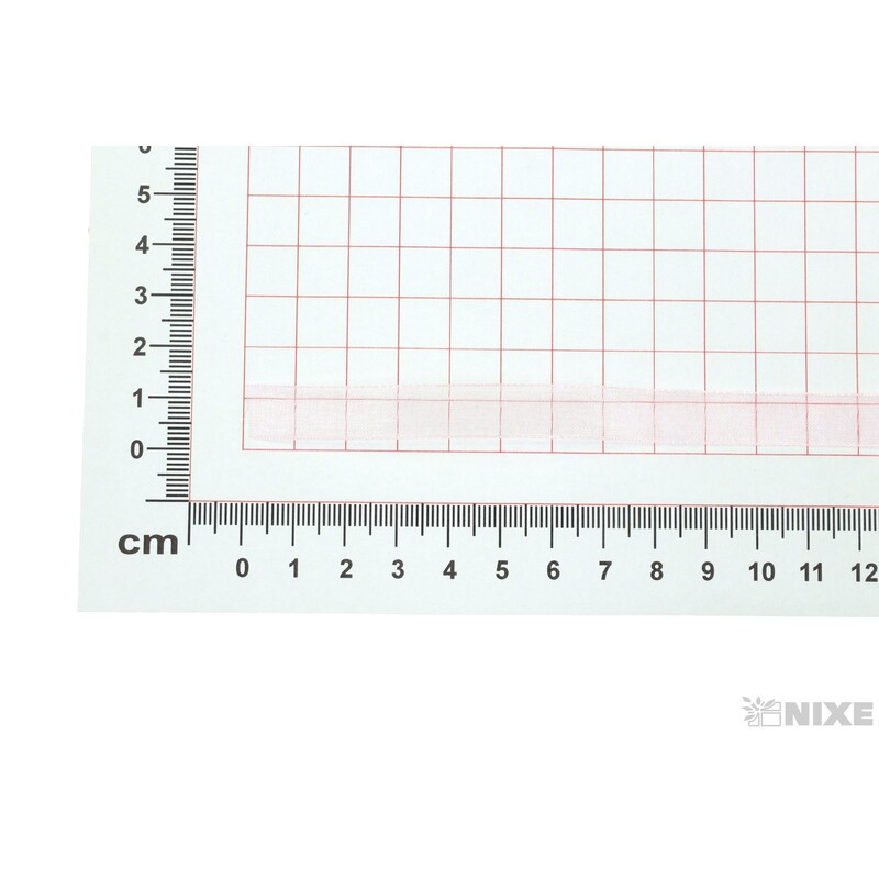 ORGANZA 10mmx100m*RŮŽOVÁ