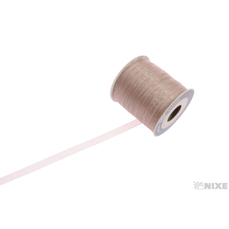 ORGANZA 10mmx100m*HNĚDÁ SV.