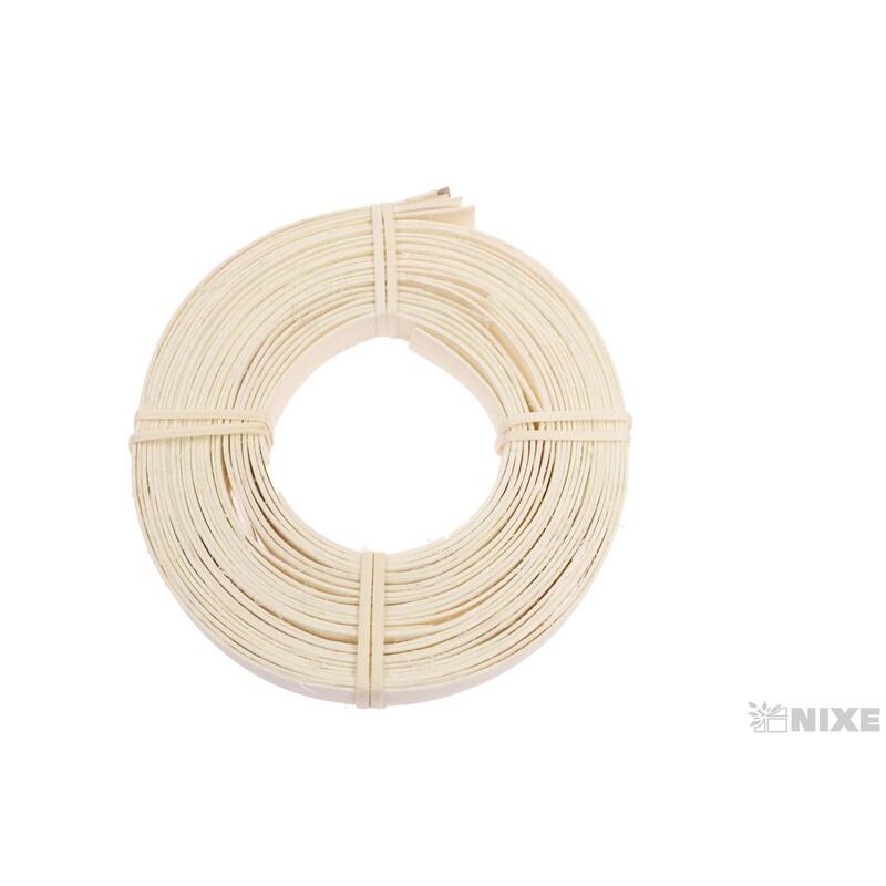 RATTAN PLOCHÝ 18mm*BÍLÁ