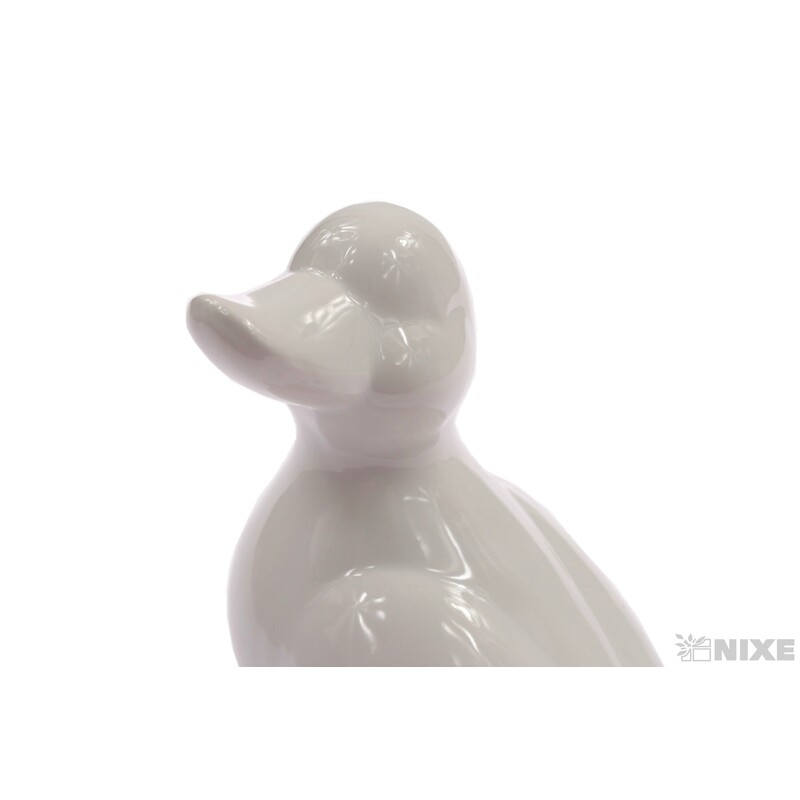 KACHNA KERAMIKA 6x11x8cm*BÍLÁ