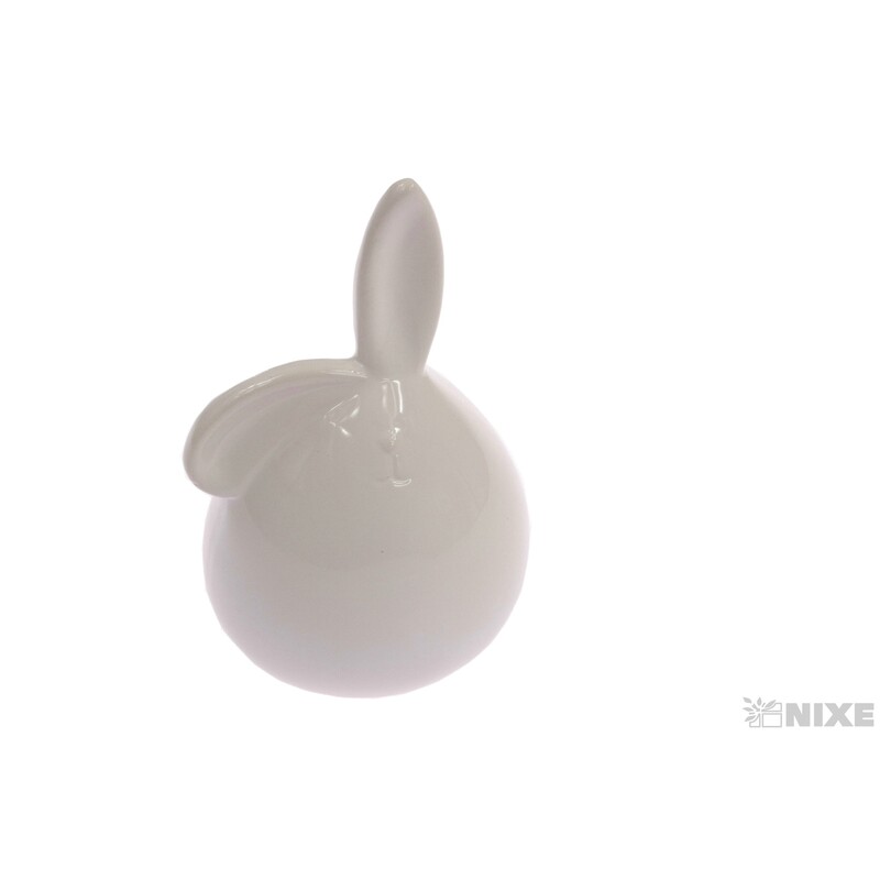 ZAJÍC KERAMIKA 9x17x7cm*BÍLÁ