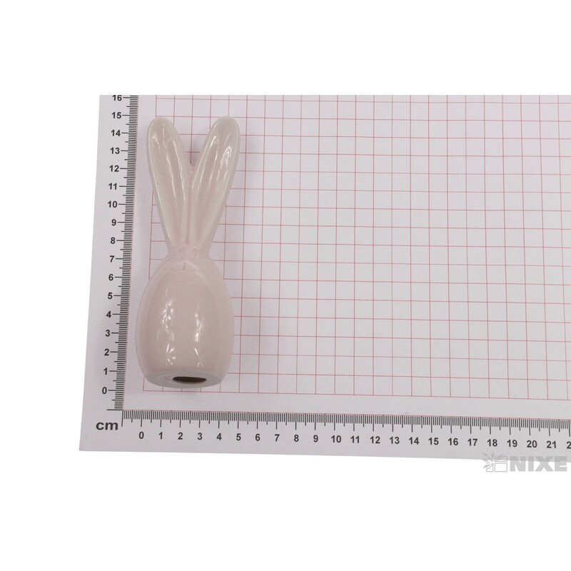 ZAJÍC KERAMIKA 4,5x14cm*RŮŽOVÁ