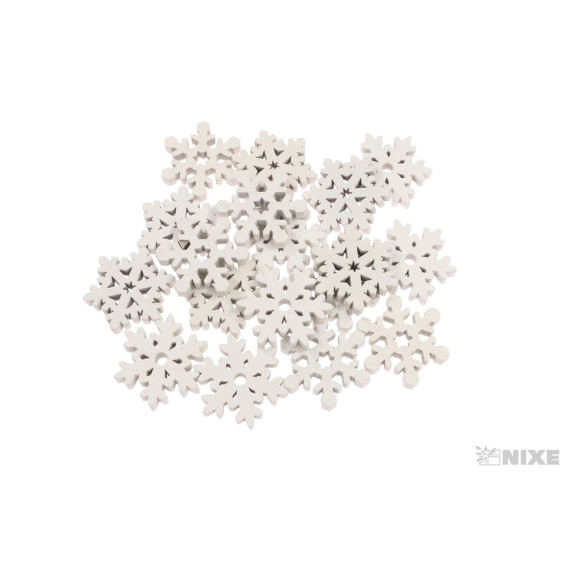 VLOČKA 3cm 18ks*BÍLÁ