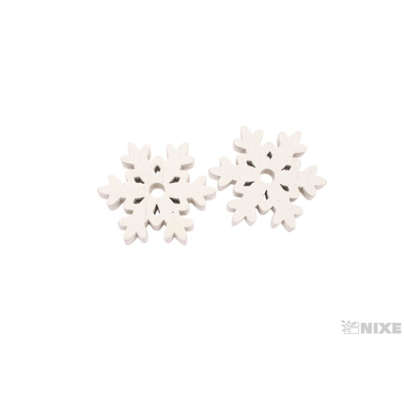 VLOČKA 3cm 18ks*BÍLÁ