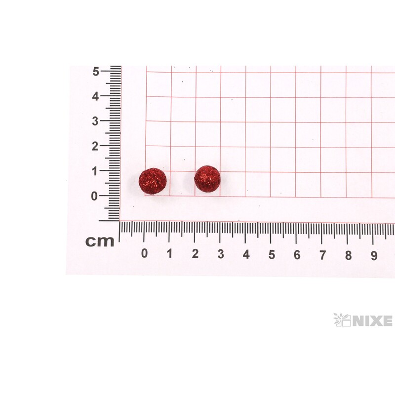 KULIČKY 1cm 210ks*ČERVENÁ