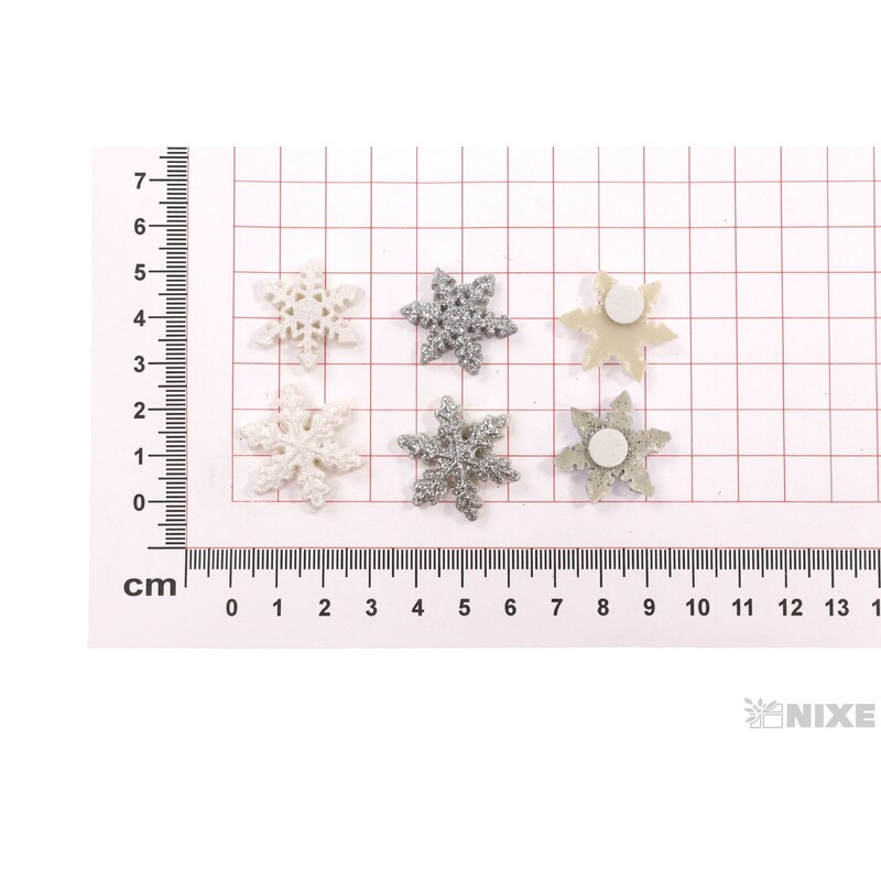 VLOČKA 2,5cm 16ks*MIX BAREV