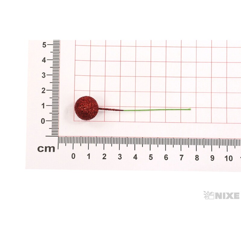 KULIČKY DRÁT 1x7cm 36ks*ČERVENÁ