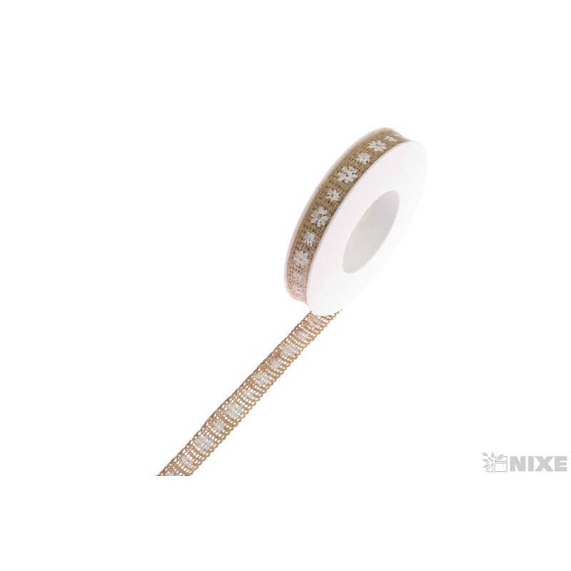 JUTE SCHMETTERLING 2154 15mmx10m*PŘÍRODNÍ