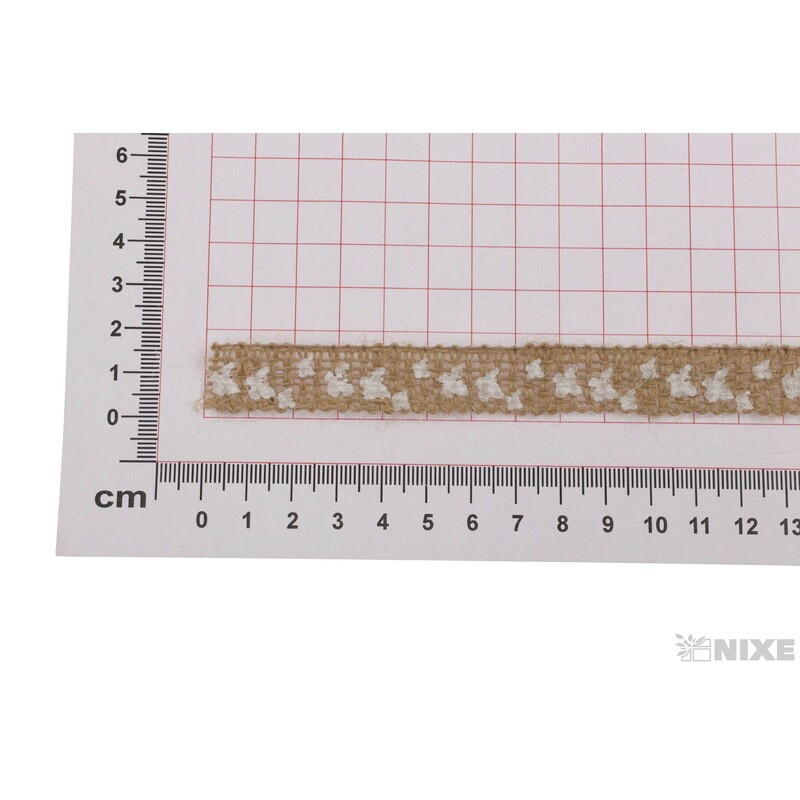 JUTE SCHMETTERLING 2153 15mmx10m*PŘÍRODNÍ