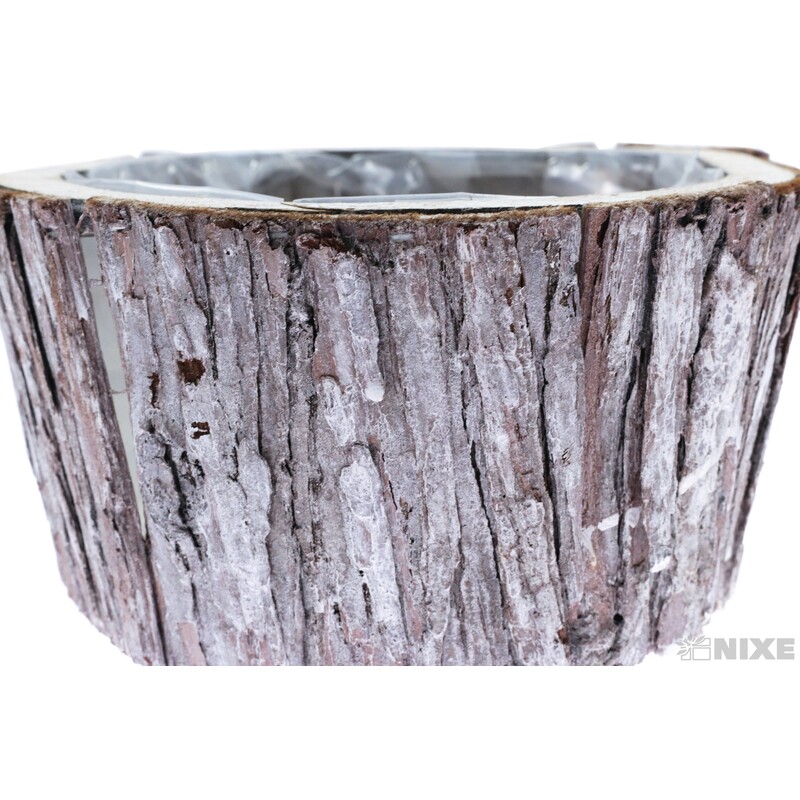 OBAL KŮRA OVÁL 22x16x9cm*BÍLÁ