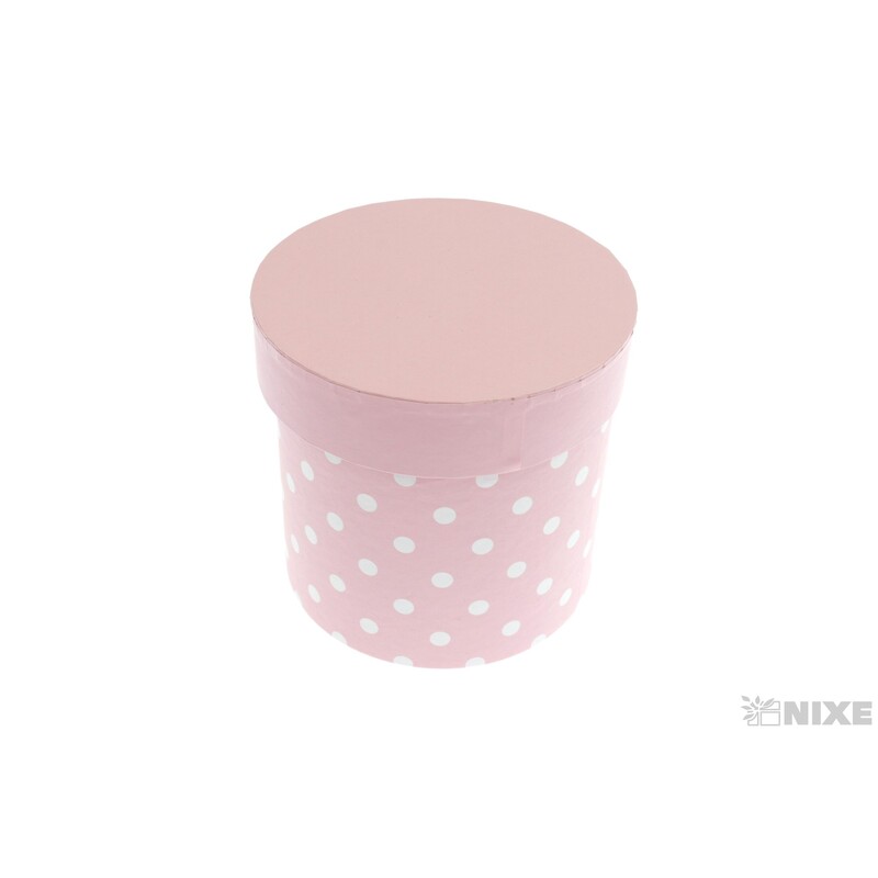 KVĚTINOVÝ BOX PUNTÍK 5ks pr. 12x12cm*RŮŽOVÁ