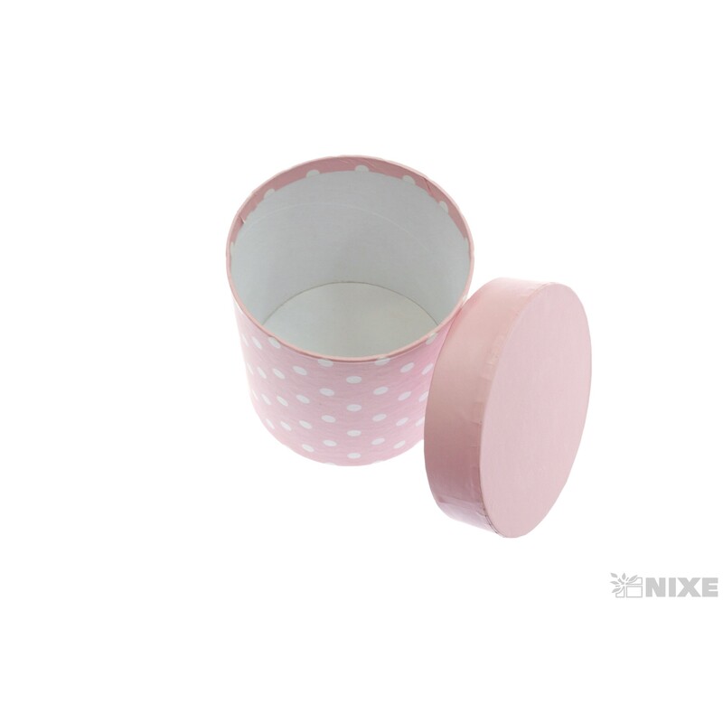 KVĚTINOVÝ BOX PUNTÍK 5ks pr. 12x12cm*RŮŽOVÁ