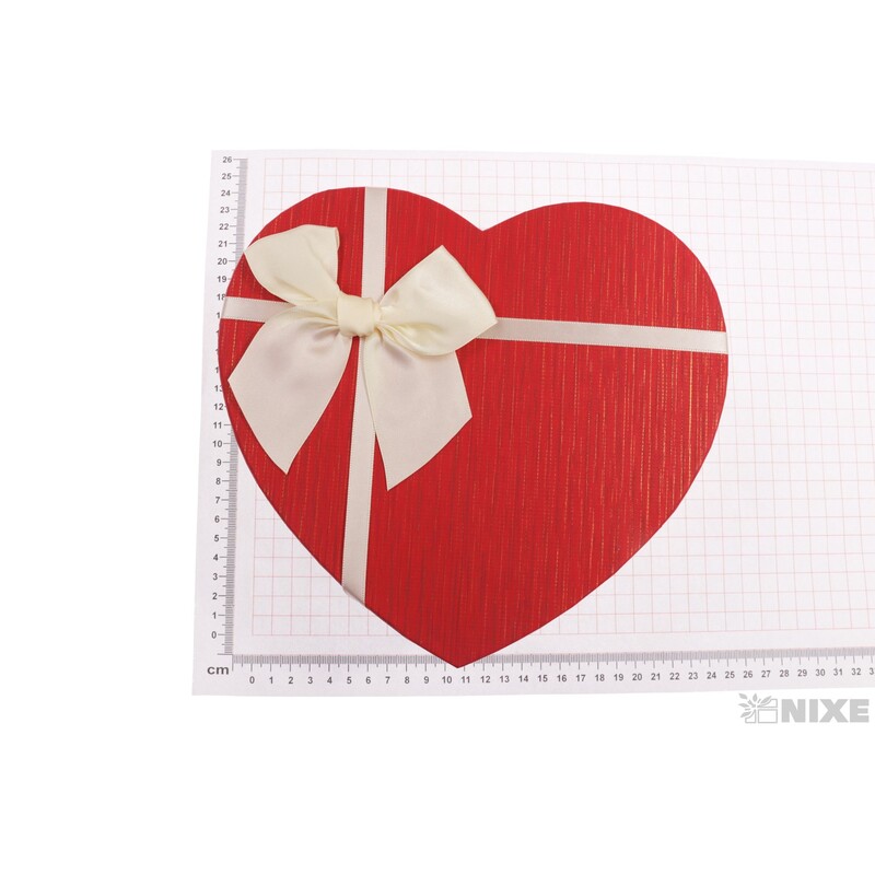 KRABICE SRDCE 21x20x9cm 18x17x7 15x14x6*MIX BAREV