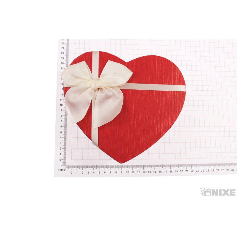 KRABICE SRDCE 21x20x9cm 18x17x7 15x14x6*MIX BAREV