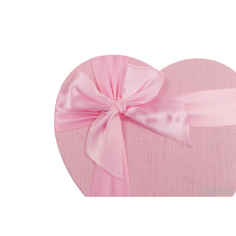 KRABICE SRDCE 21x20x9cm 18x17x7 15x14x6*RŮŽOVÁ