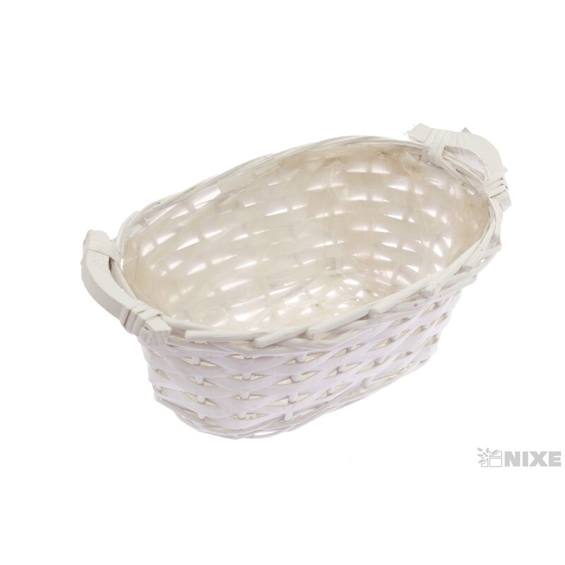 MISKA OVÁL 22x14x10cm*BÍLÁ