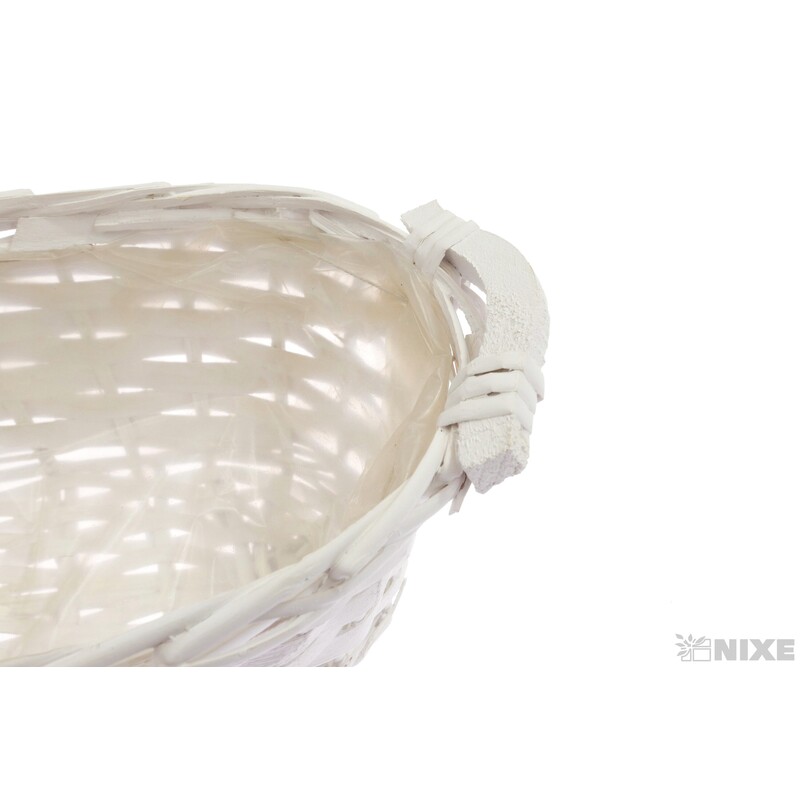 MISKA OVÁL 22x14x10cm*BÍLÁ