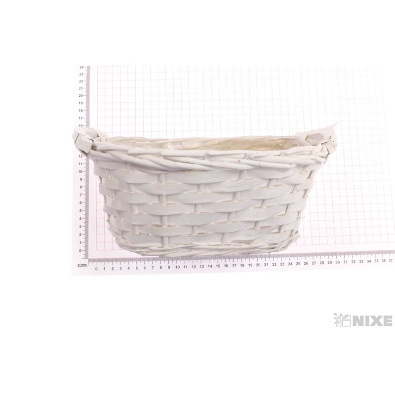 MISKA OVÁL 22x14x10cm*BÍLÁ