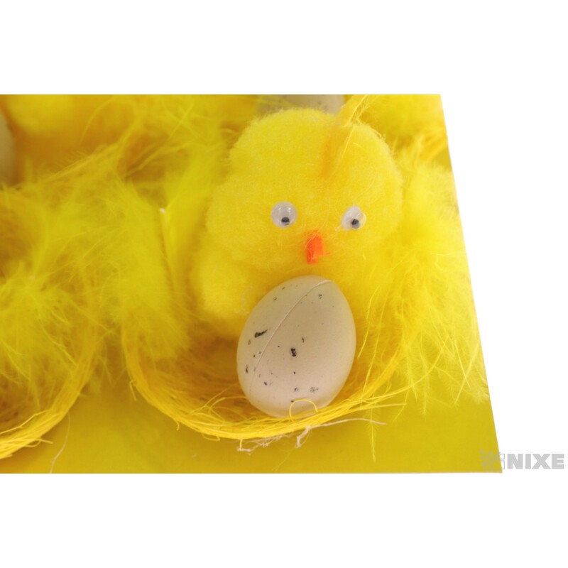 KUŘÁTKA 7x5cm 6ks*ŽLUTÁ